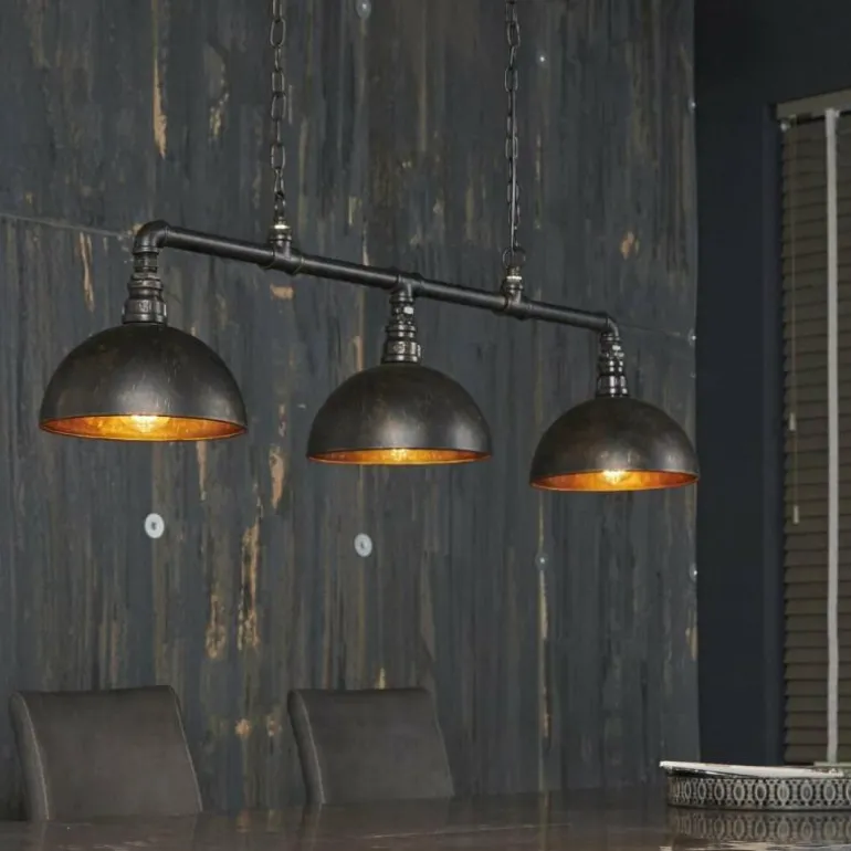 Suspension GROENEKAN Noir, 3 lumières