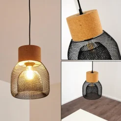 Suspension Grongroft Brun, Noir, 1 lumière