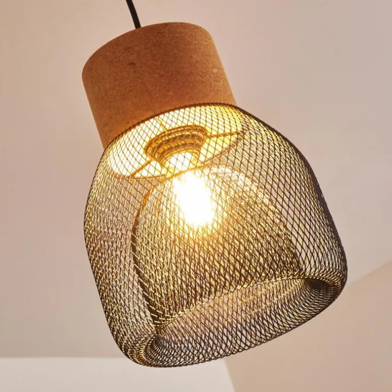 Suspension Grongroft Brun, Noir, 1 lumière