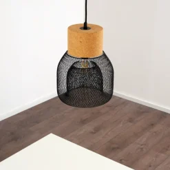 Suspension Grongroft Brun, Noir, 1 lumière