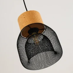 Suspension Grongroft Brun, Noir, 1 lumière