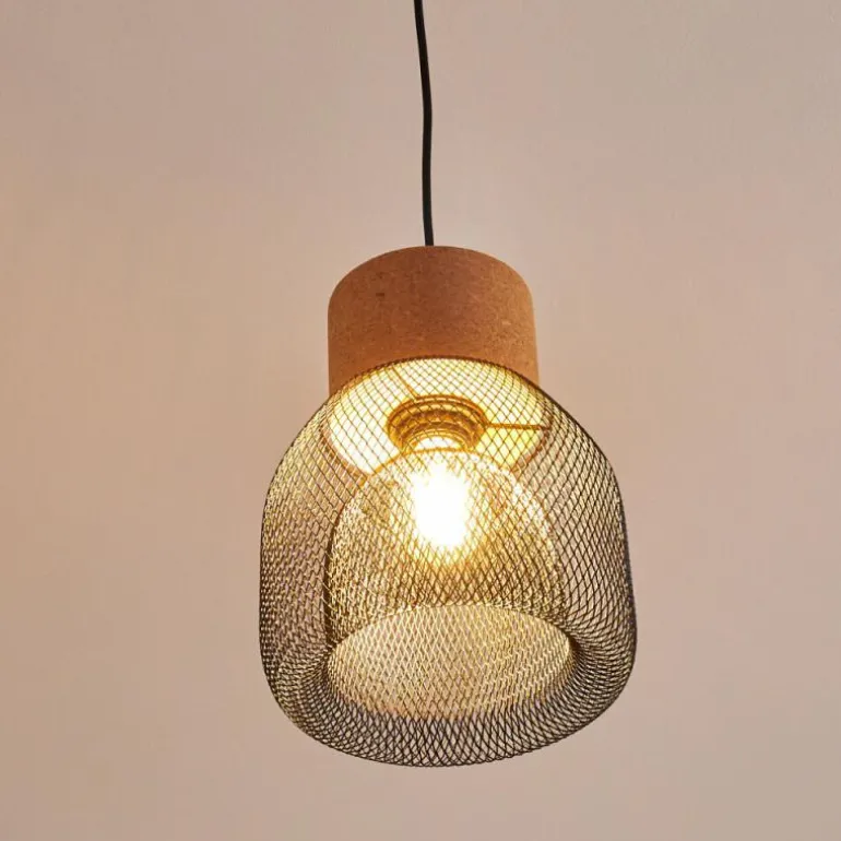 Suspension Grongroft Brun, Noir, 1 lumière