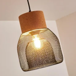 Suspension Grongroft Brun, Noir, 1 lumière