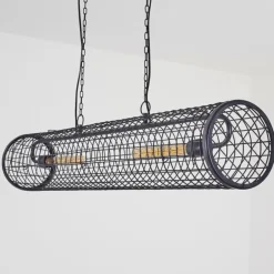 Suspension Gullvik Argent Oxydé, 2 lumières