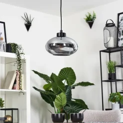 Suspension Haikala Noir, 1 lumière