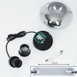 Suspension Haikala Noir, 1 lumière