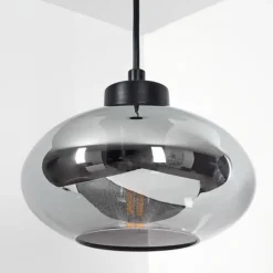 Suspension Haikala Noir, 1 lumière