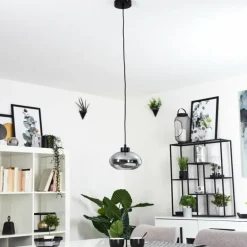 Suspension Haikala Noir, 1 lumière