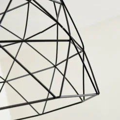 Suspension Hajom Noir, 1 lumière