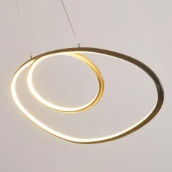 Suspension Harpeth LED Nickel mat, 1 lumière