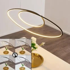 Suspension Harpeth LED Noir, 1 lumière