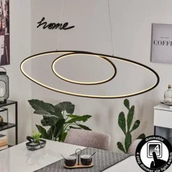 Suspension Harpeth LED Noir, 1 lumière