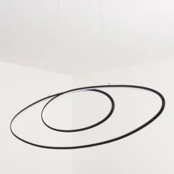 Suspension Harpeth LED Noir, 1 lumière