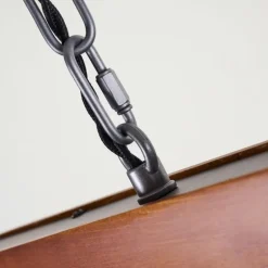 Suspension Hautahi Bois foncé, Noir, 4 lumières