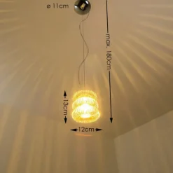 Suspension Hearst Chrome, 1 lumière