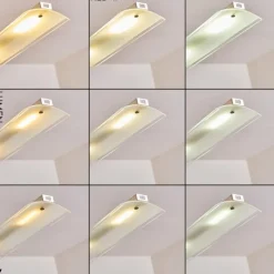 Suspension Hogana LED Acier inoxydable, 5 lumières