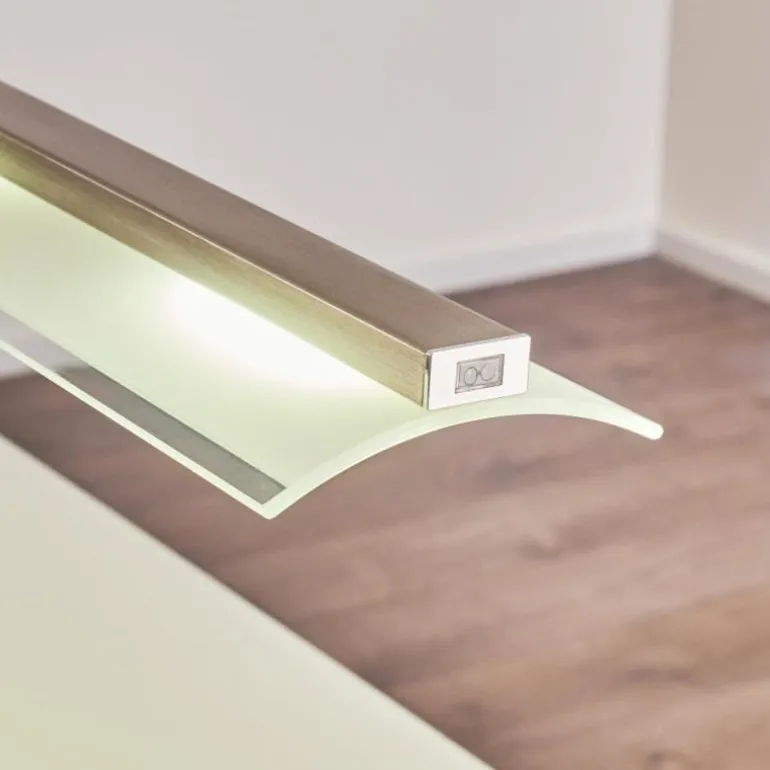 Suspension Hogana LED Acier inoxydable, 5 lumières