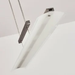 Suspension Hogana LED Acier inoxydable, 5 lumières