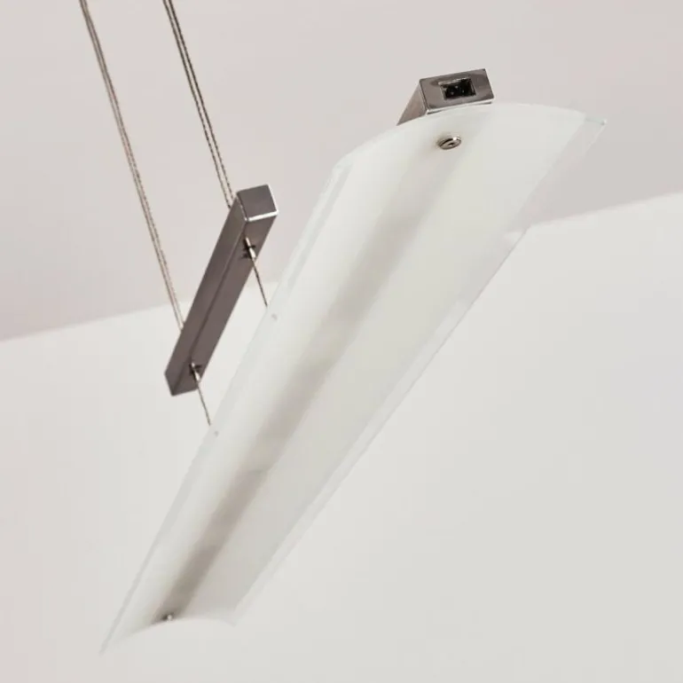 Suspension Hogana LED Acier inoxydable, 5 lumières