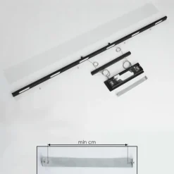 Suspension Hogana LED Anthracite, 1 lumière