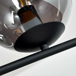 Suspension Hogatza Noir, 3 lumières