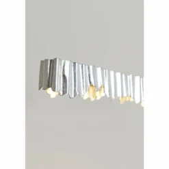 Suspension Holländer CASTELLO LED Argenté, 6 lumières