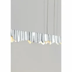 Suspension Holländer CASTELLO LED Argenté, 6 lumières