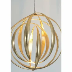 Suspension Holländer GEMMA LED Or, 2 lumières