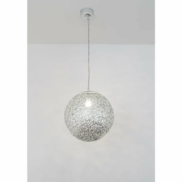 Suspension Holländer LILY PICCOLO Argenté, 1 lumière