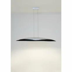 Suspension Holländer MERCURIO LED Argenté, 5 lumières