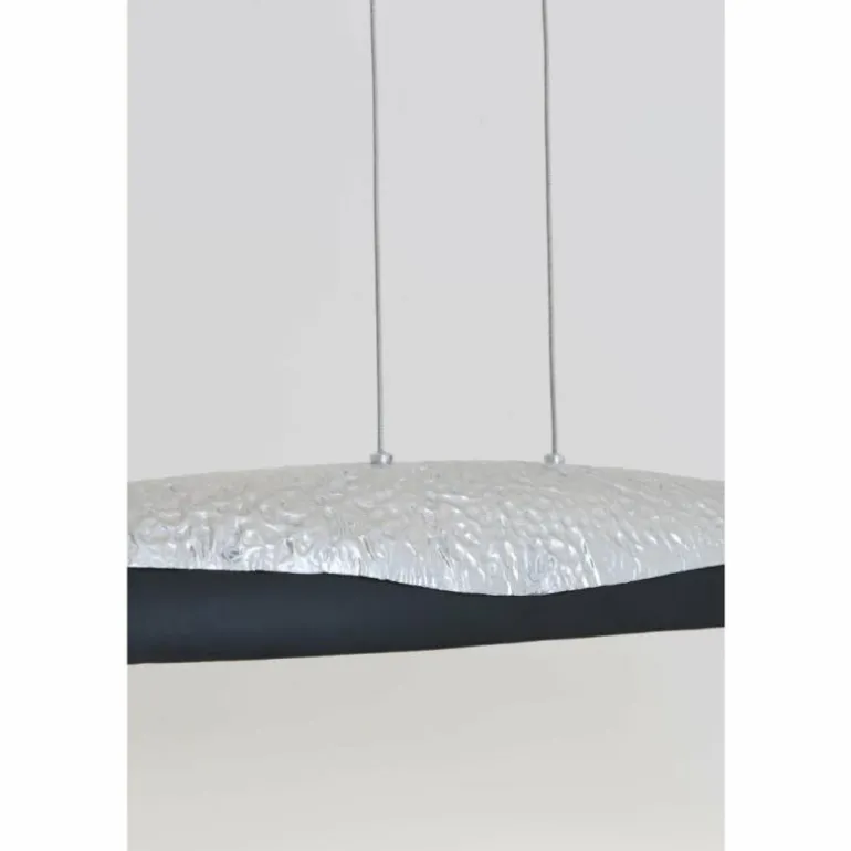 Suspension Holländer MERCURIO LED Argenté, 5 lumières