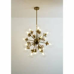 Suspension Holländer MOLTIPLICATORE Or, Laiton, 18 lumières