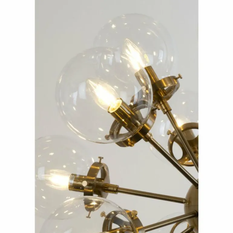 Suspension Holländer MOLTIPLICATORE Or, Laiton, 18 lumières