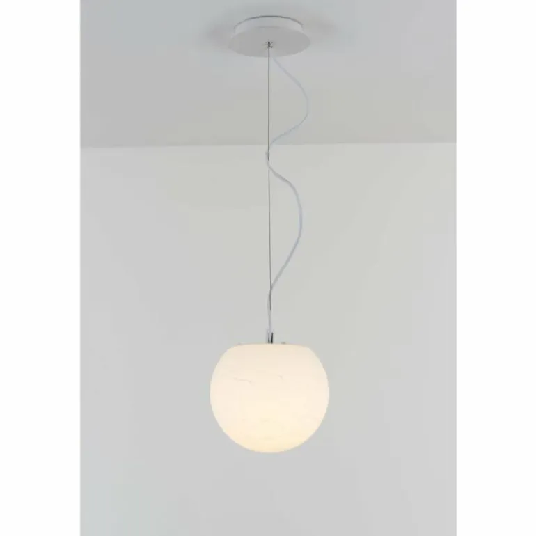 Suspension Holländer MOON Blanc, 1 lumière