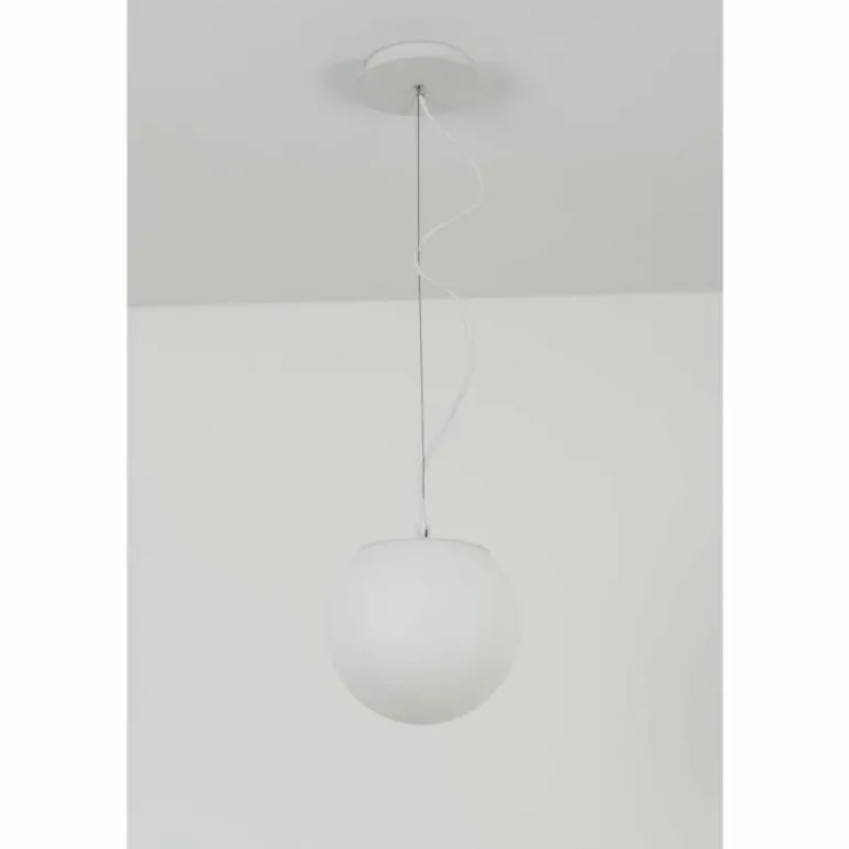 Suspension Holländer MOON Blanc, 1 lumière