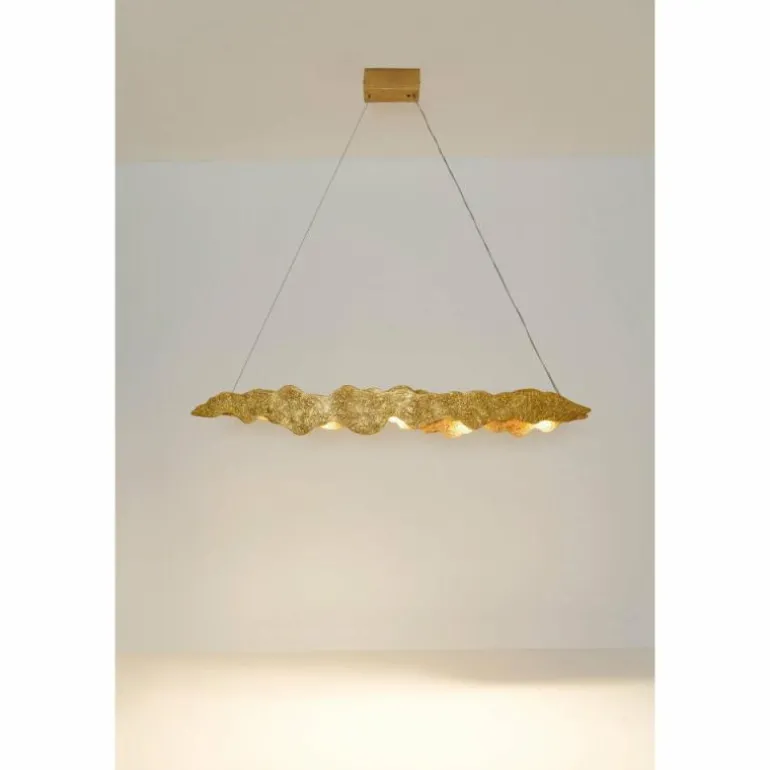 Suspension Holländer NUVOLA LED Or, 5 lumières