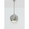 Suspension Holländer POMELO Argenté, 1 lumière