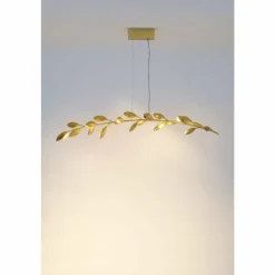 Suspension Holländer RISO Or, 11 lumières