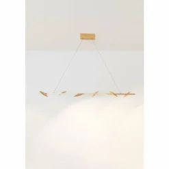 Suspension Holländer SIMULATORE LED Or, 6 lumières