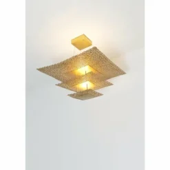 Suspension Holländer SOGNATORE LED Or, 7 lumières