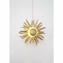 Suspension Holländer SONNE Or, 4 lumières