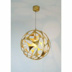 Suspension Holländer TALISMANO Or, 1 lumière