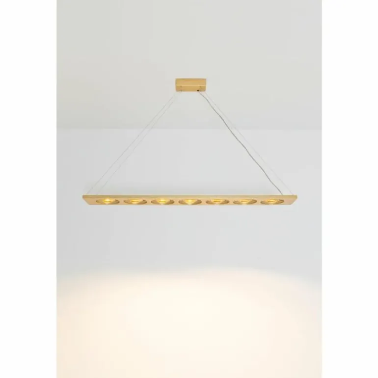 Suspension Holländer TENACIA LED Or, 7 lumières