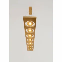 Suspension Holländer TENACIA LED Or, 7 lumières