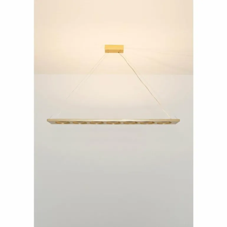 Suspension Holländer TENACIA LED Or, 7 lumières