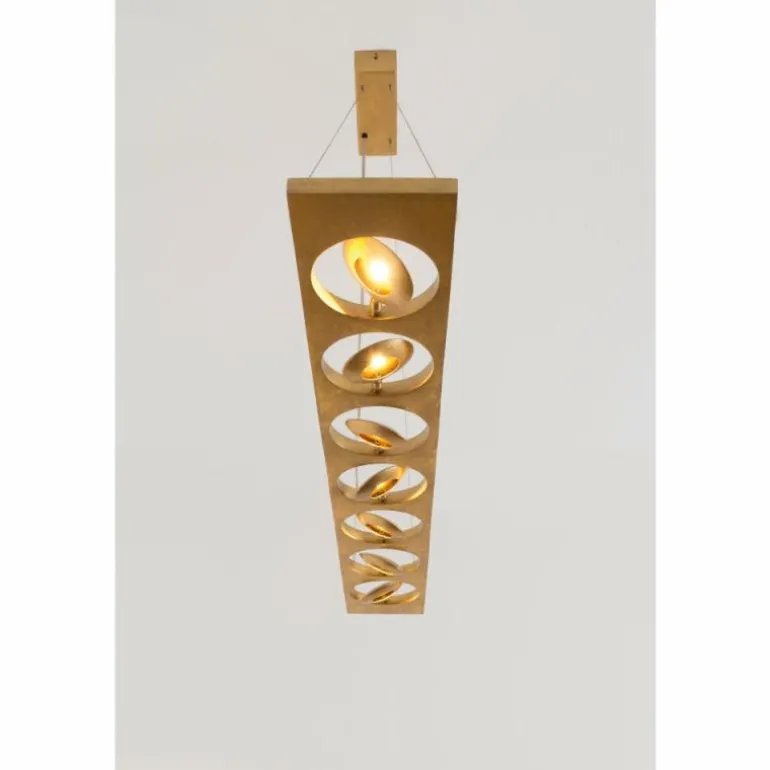 Suspension Holländer TENACIA LED Or, 7 lumières