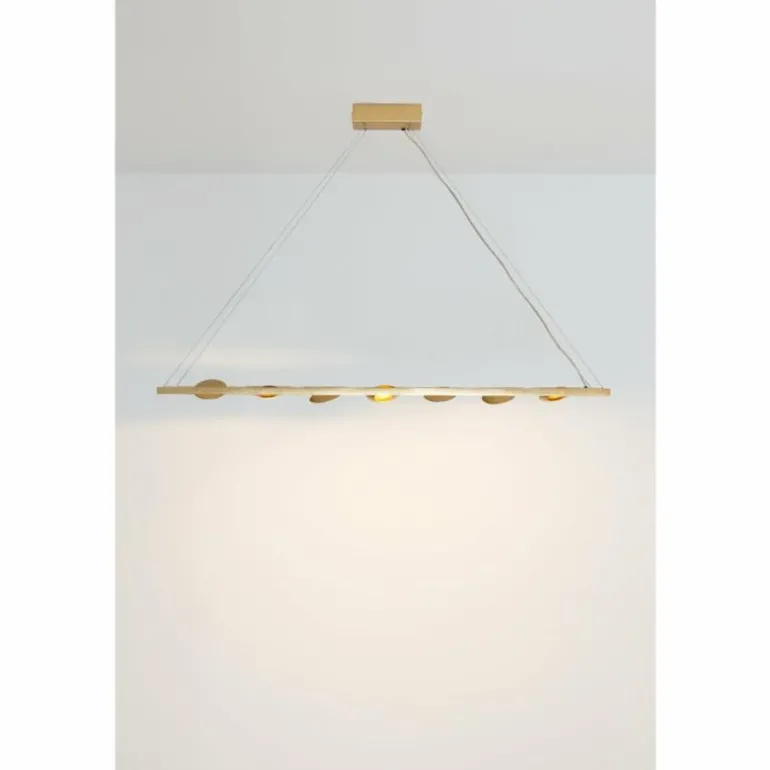 Suspension Holländer TENACIA LED Or, 7 lumières