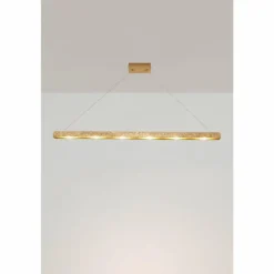 Suspension Holländer UNIVERSO LED Or, 6 lumières