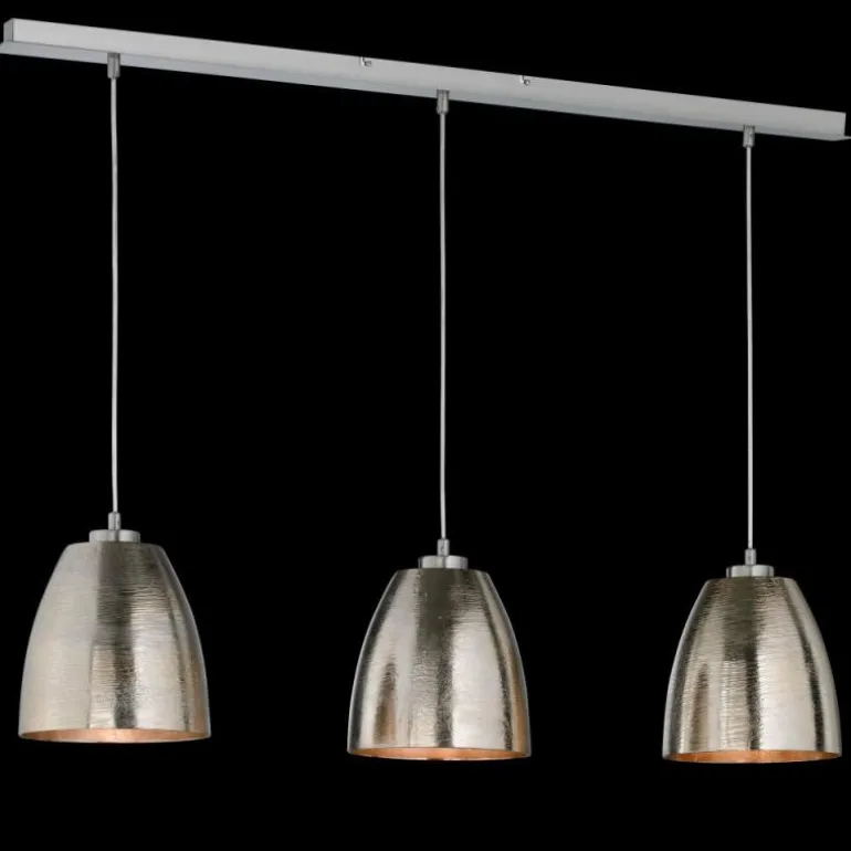 Suspension Honsel SHINE Nickel mat, 3 lumières