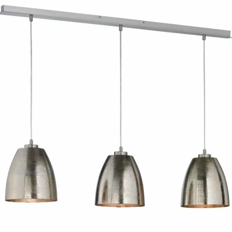 Suspension Honsel SHINE Nickel mat, 3 lumières